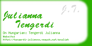 julianna tengerdi business card